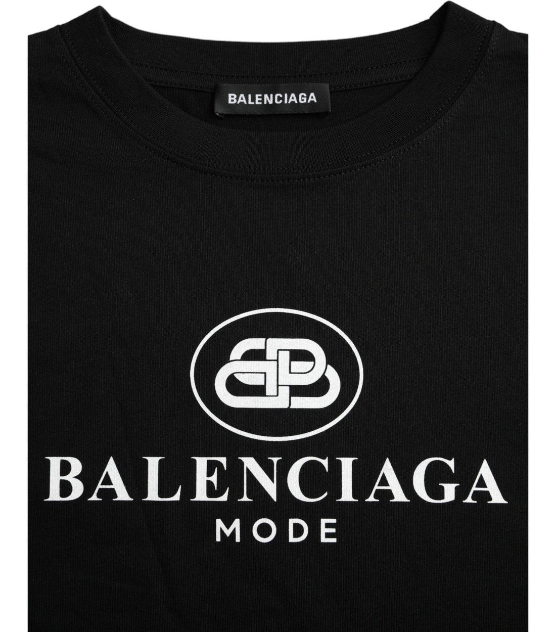 Balenciaga Zwart Oversized T-shirt met BB Logo