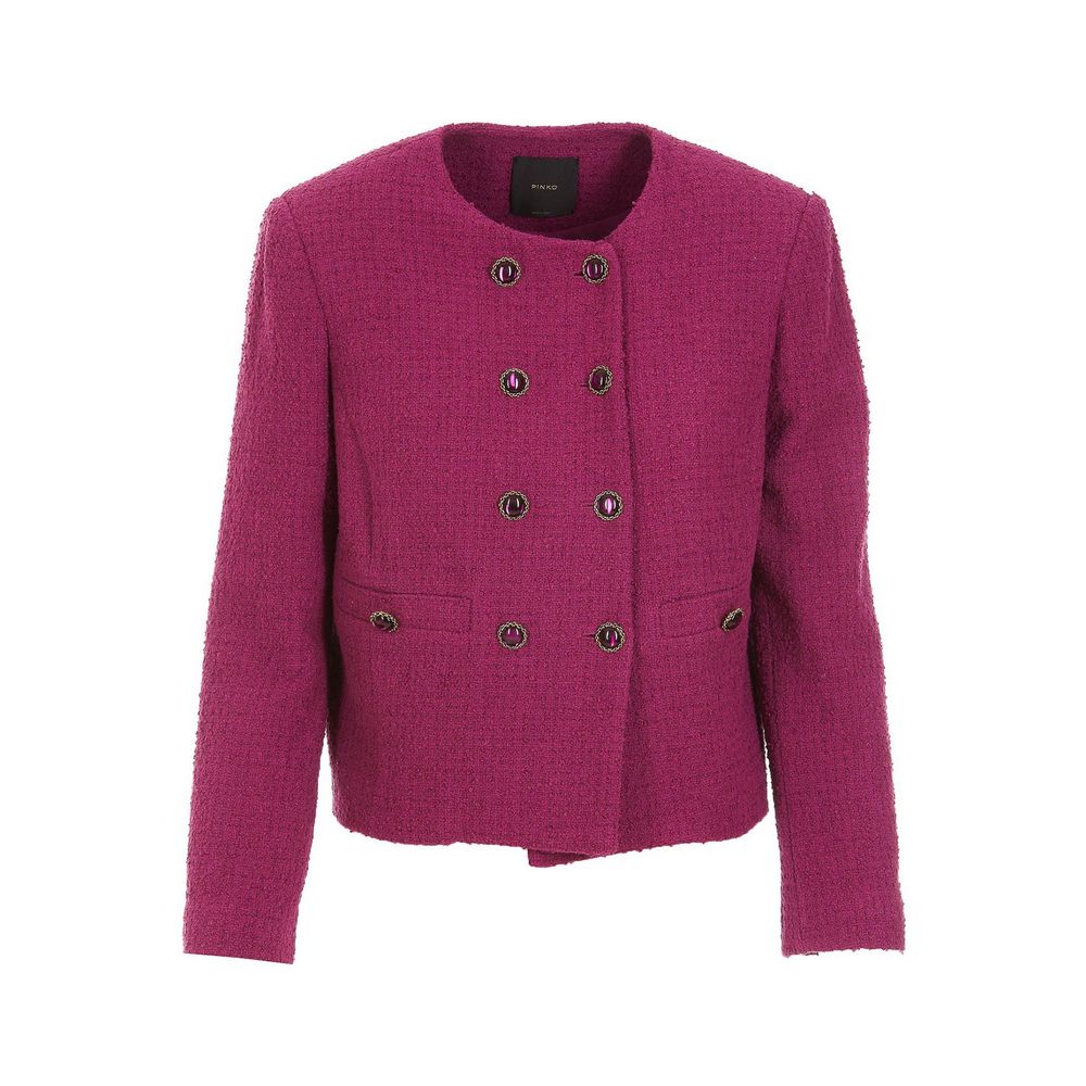 PINKO Fuchsia Katoen Colberts & Blazer