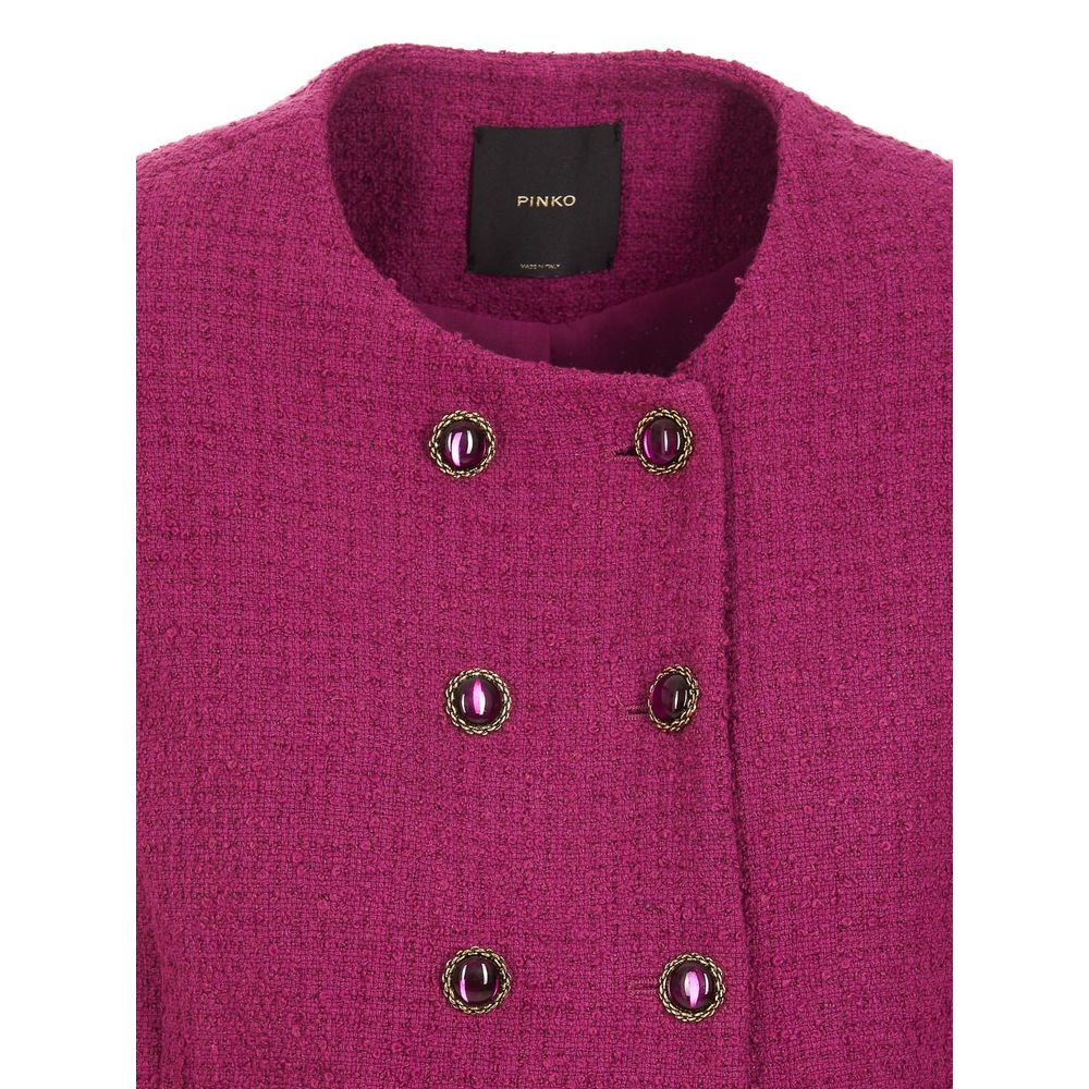 PINKO Fuchsia Katoen Colberts & Blazer