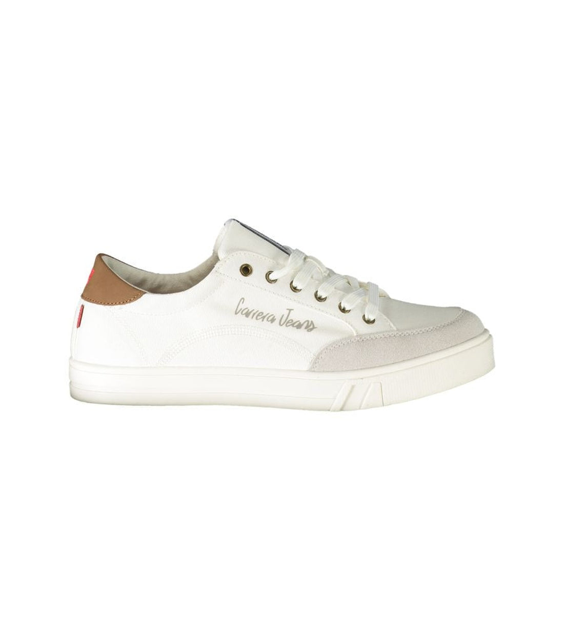 Carrera Witte Polyesteren Sneakers met Veters