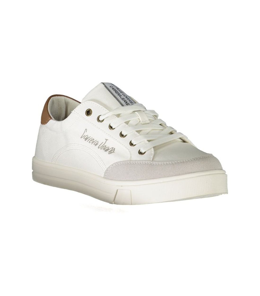 Carrera Witte Polyesteren Sneakers met Veters