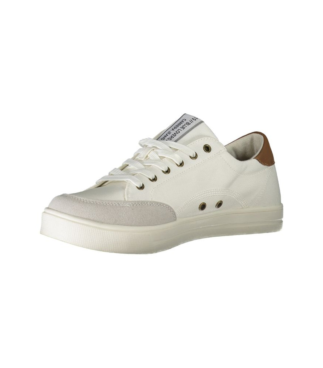 Carrera Witte Polyesteren Sneakers met Veters