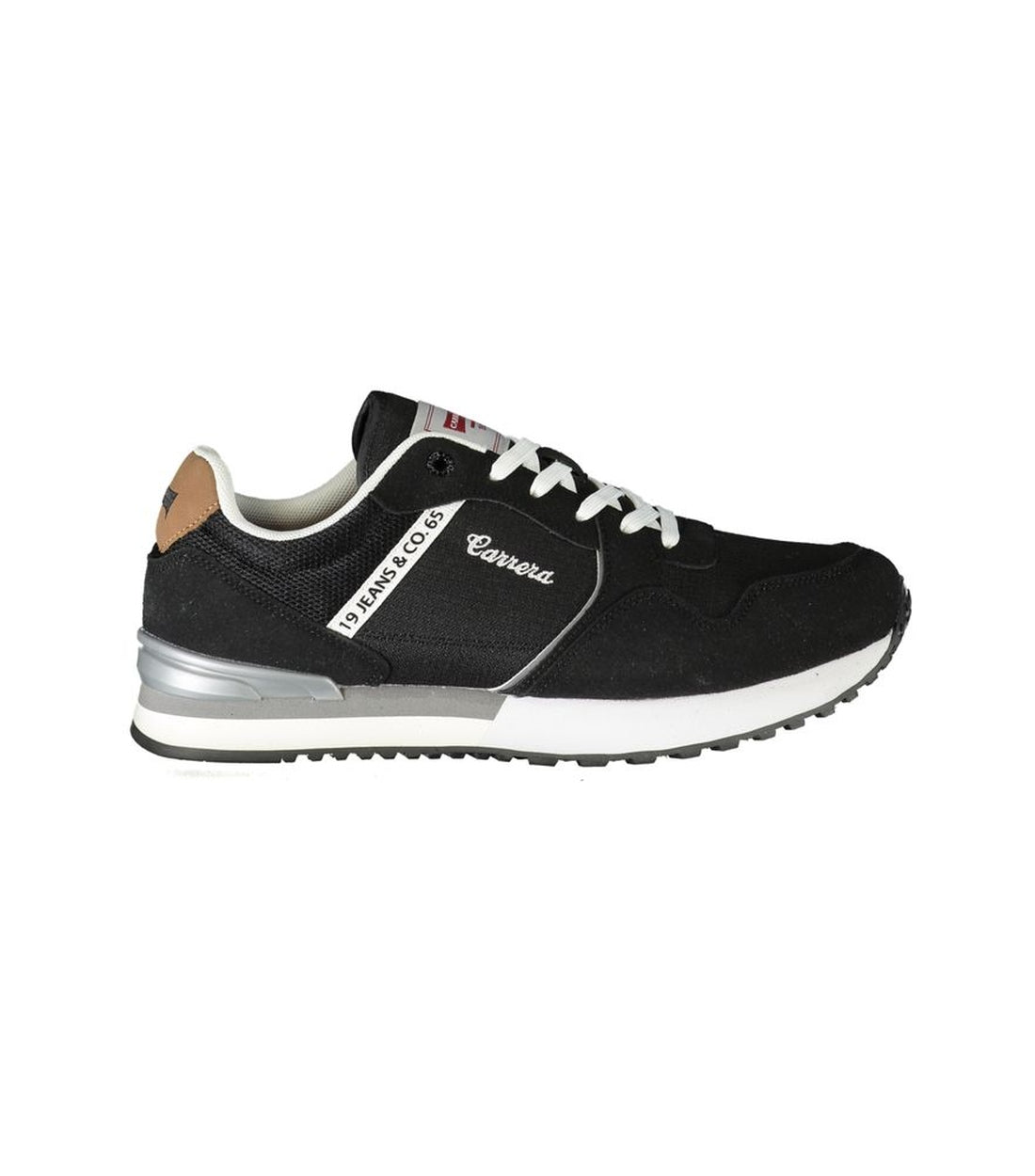 Carrera Zwarte Polyester Sneakers met Veters