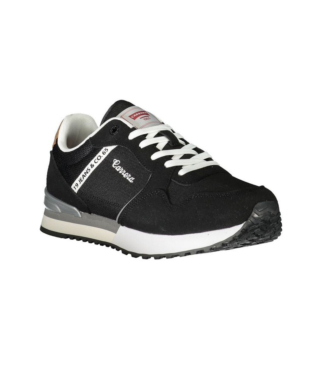 Carrera Zwarte Polyester Sneakers met Veters