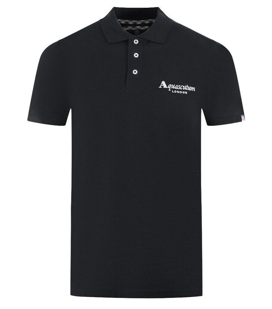 Aquascutum Elegante Katoenen Polo met Contrasterend Logo