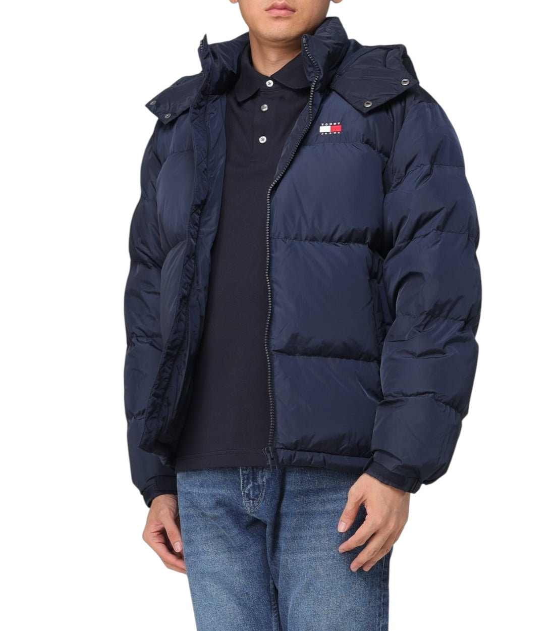 Tommy Hilfiger Blauwe Alaska Puffer Jas