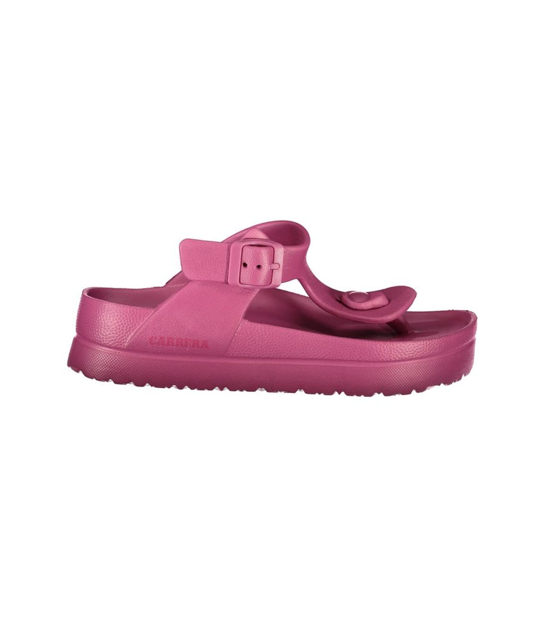 Carrera Roze Polyethyleen Slippers met Enkelgesp en Logo