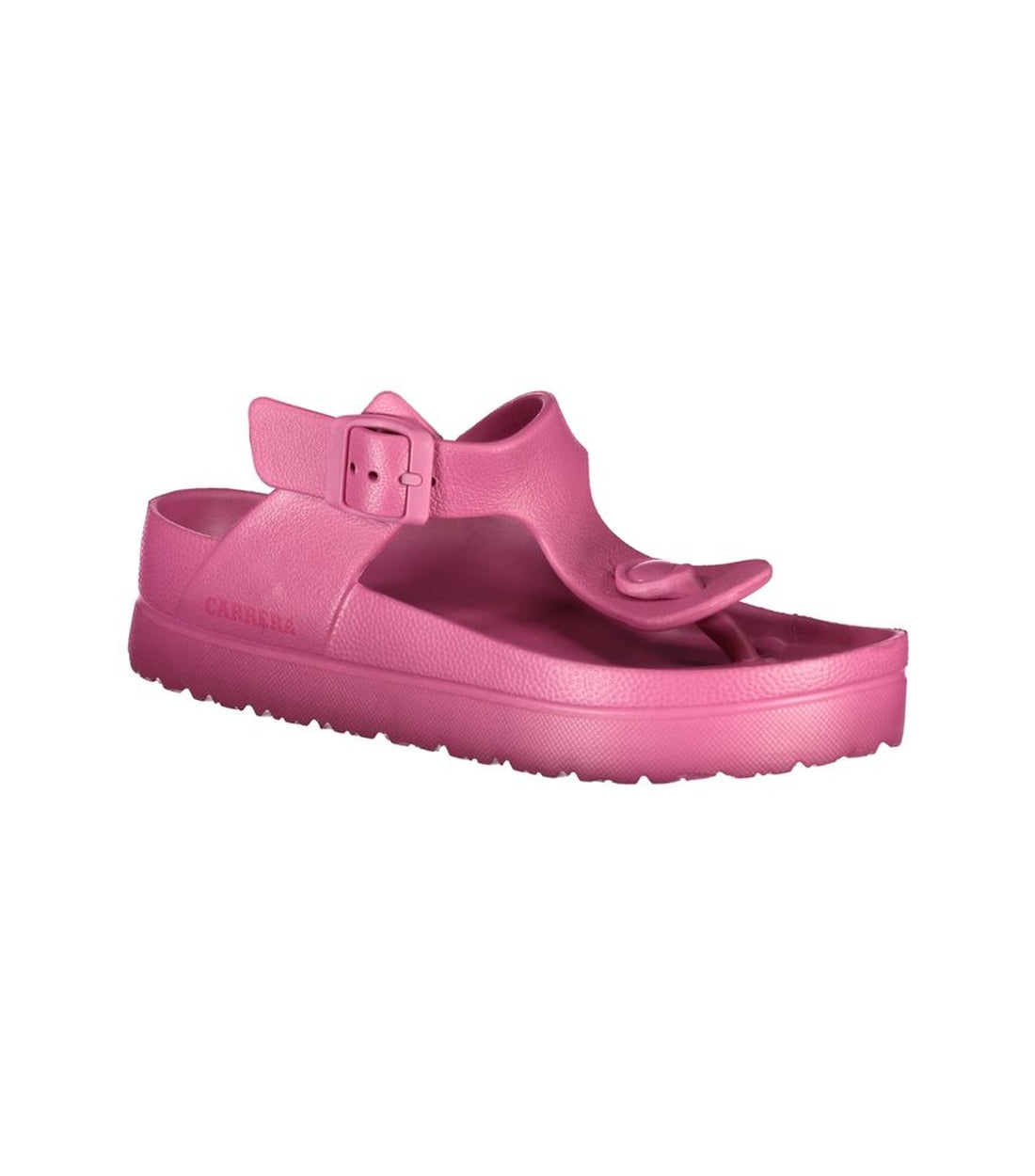 Carrera Roze Polyethyleen Slippers met Enkelgesp en Logo