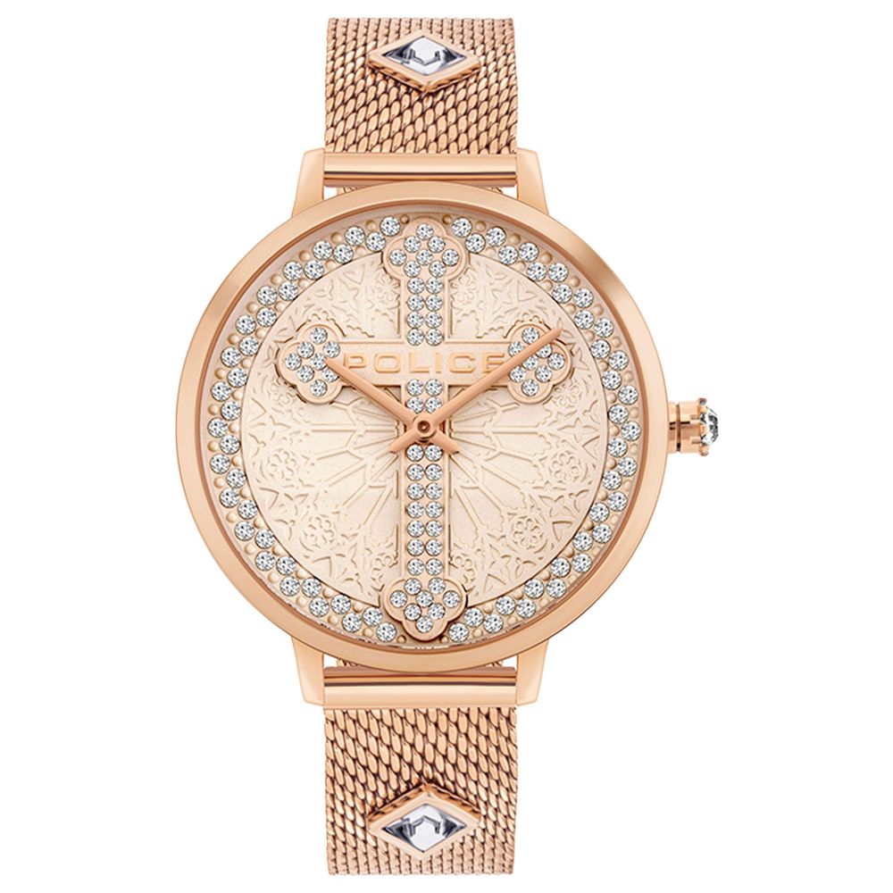 Police Rose Goud Dames Horloge