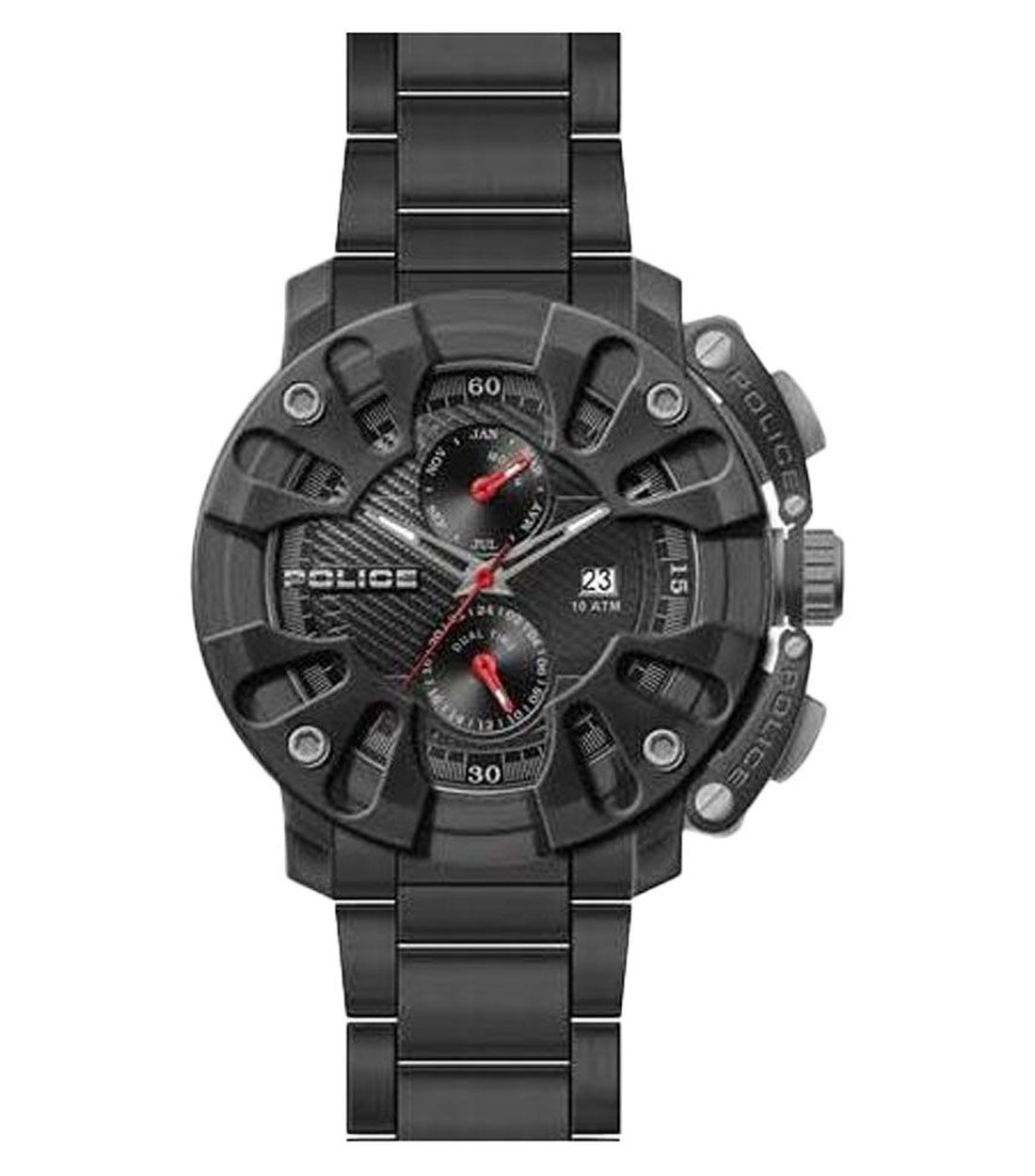 Police Zwart PL.13806JSB/02M Horloge