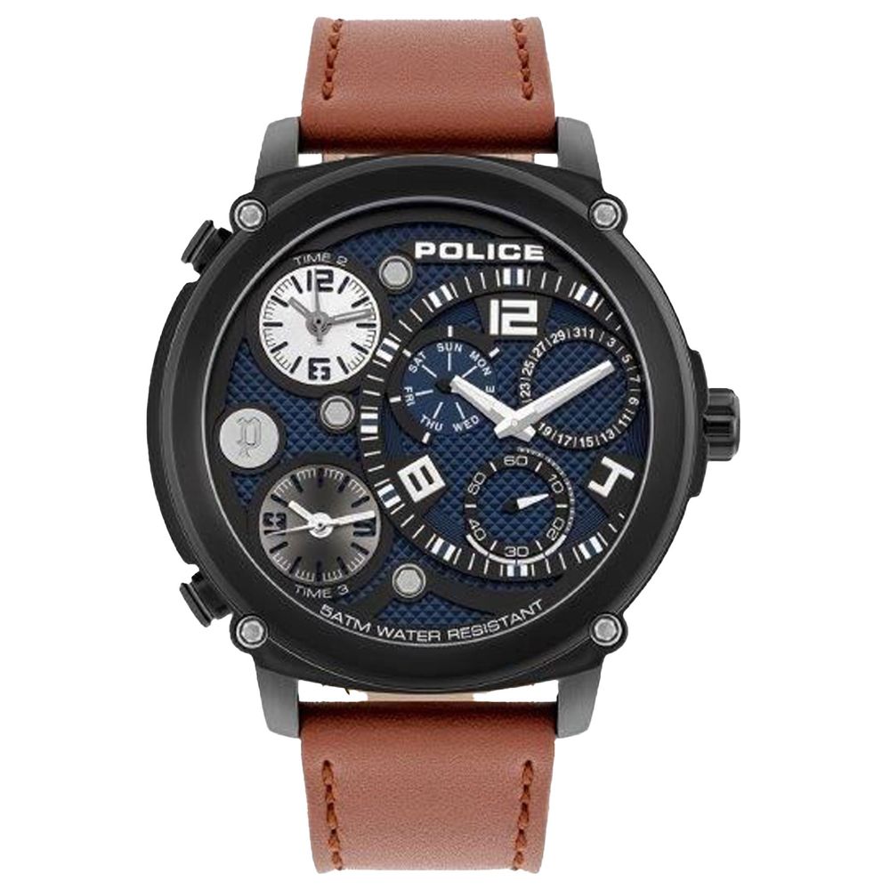 Police Zwart Heren Horloge