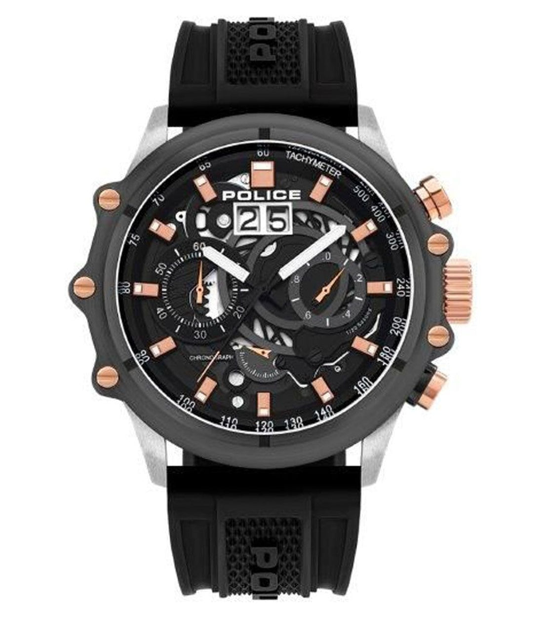 Police Grijs PL16018JSTU.13P Heren Horloge