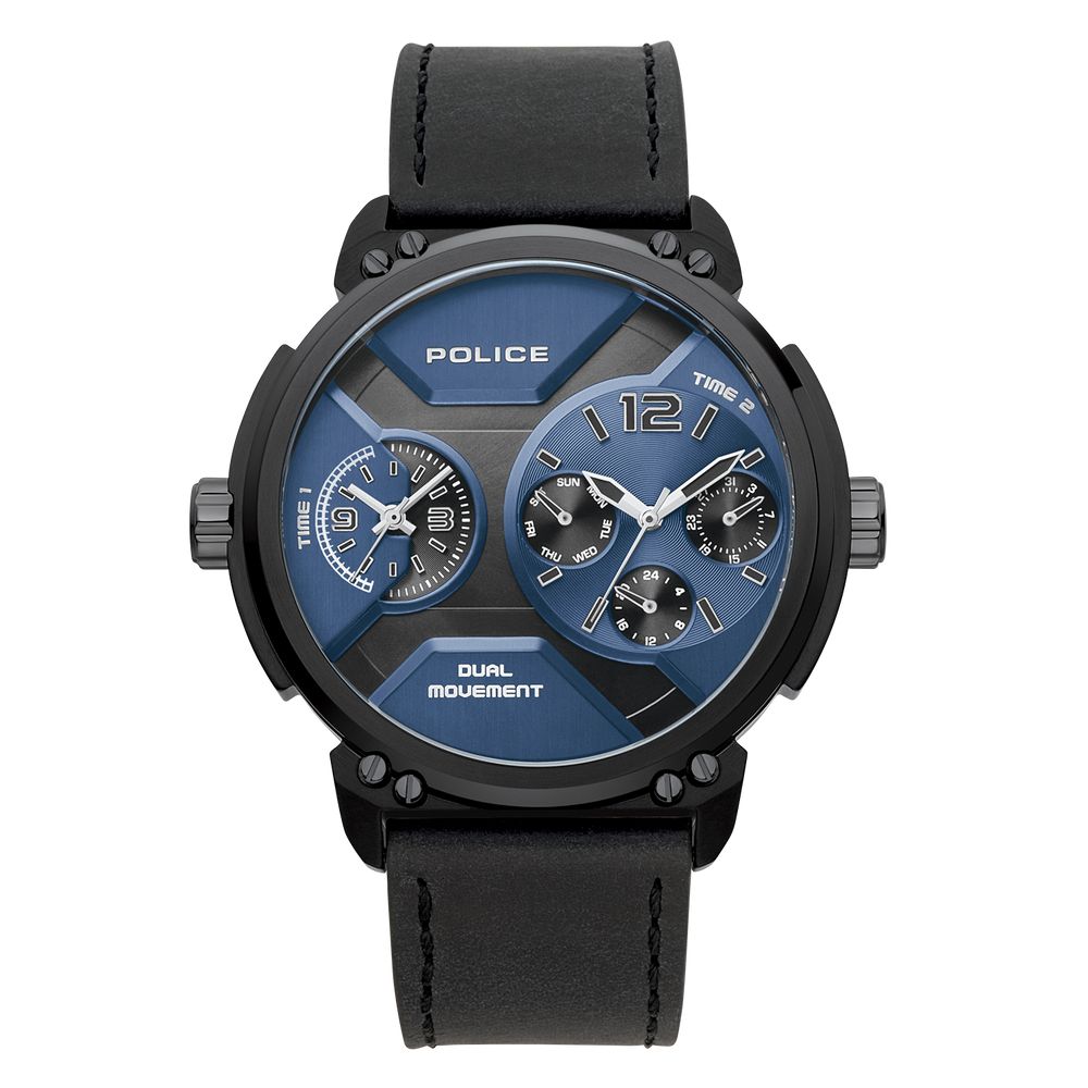 Police Zwart Heren Horloge