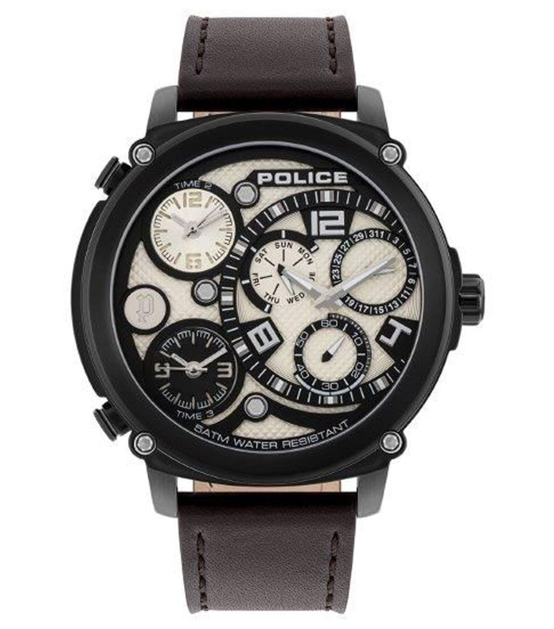 Police Zwart PL15659JSB.14 Heren Horloge