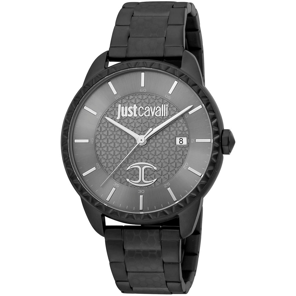 Just Cavalli Zwart Analoog Heren Horloge