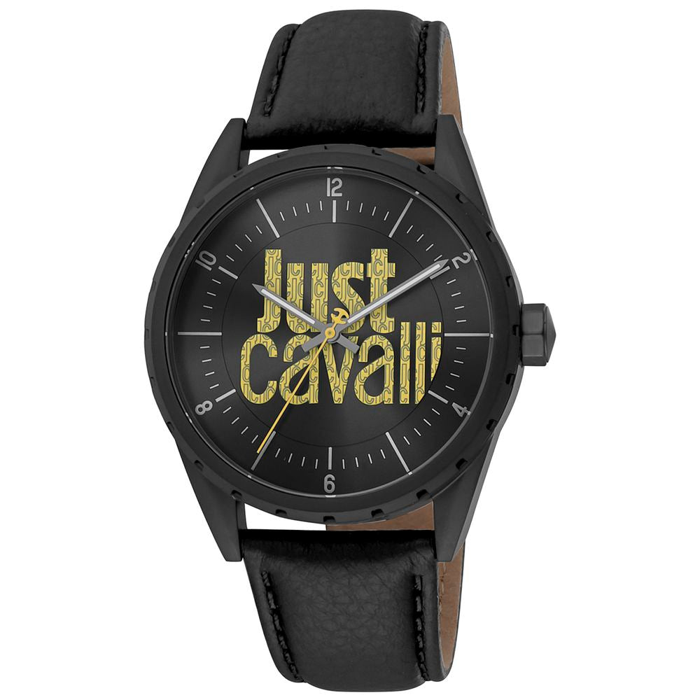 Just Cavalli Zwart Analoog Heren Horloge