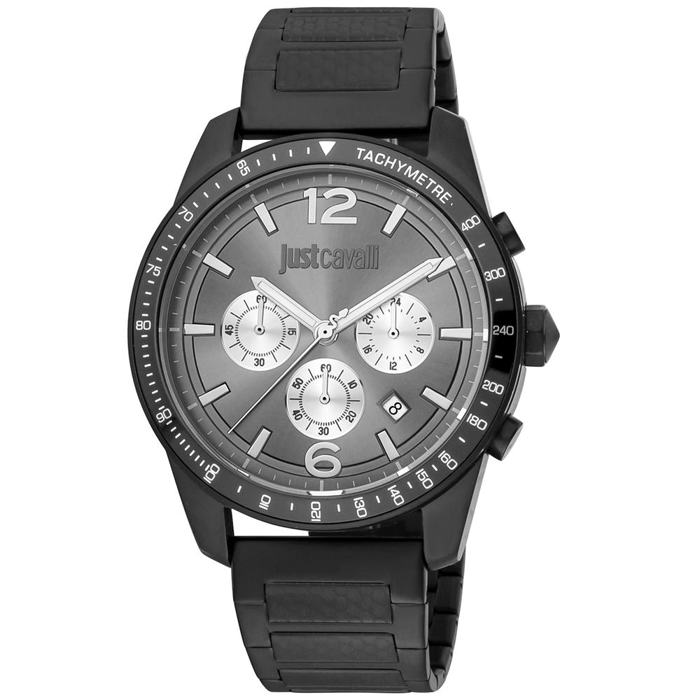 Just Cavalli Zwart Analoog Heren Horloge