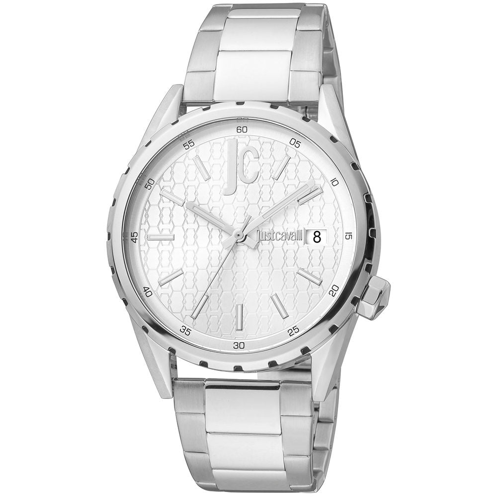 Just Cavalli Zilver Analoog Heren Horloge