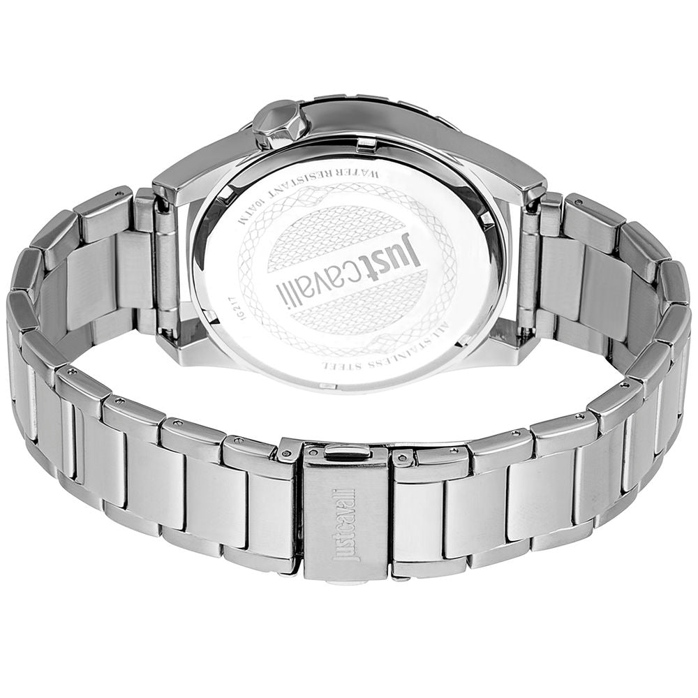 Just Cavalli Zilver Analoog Heren Horloge