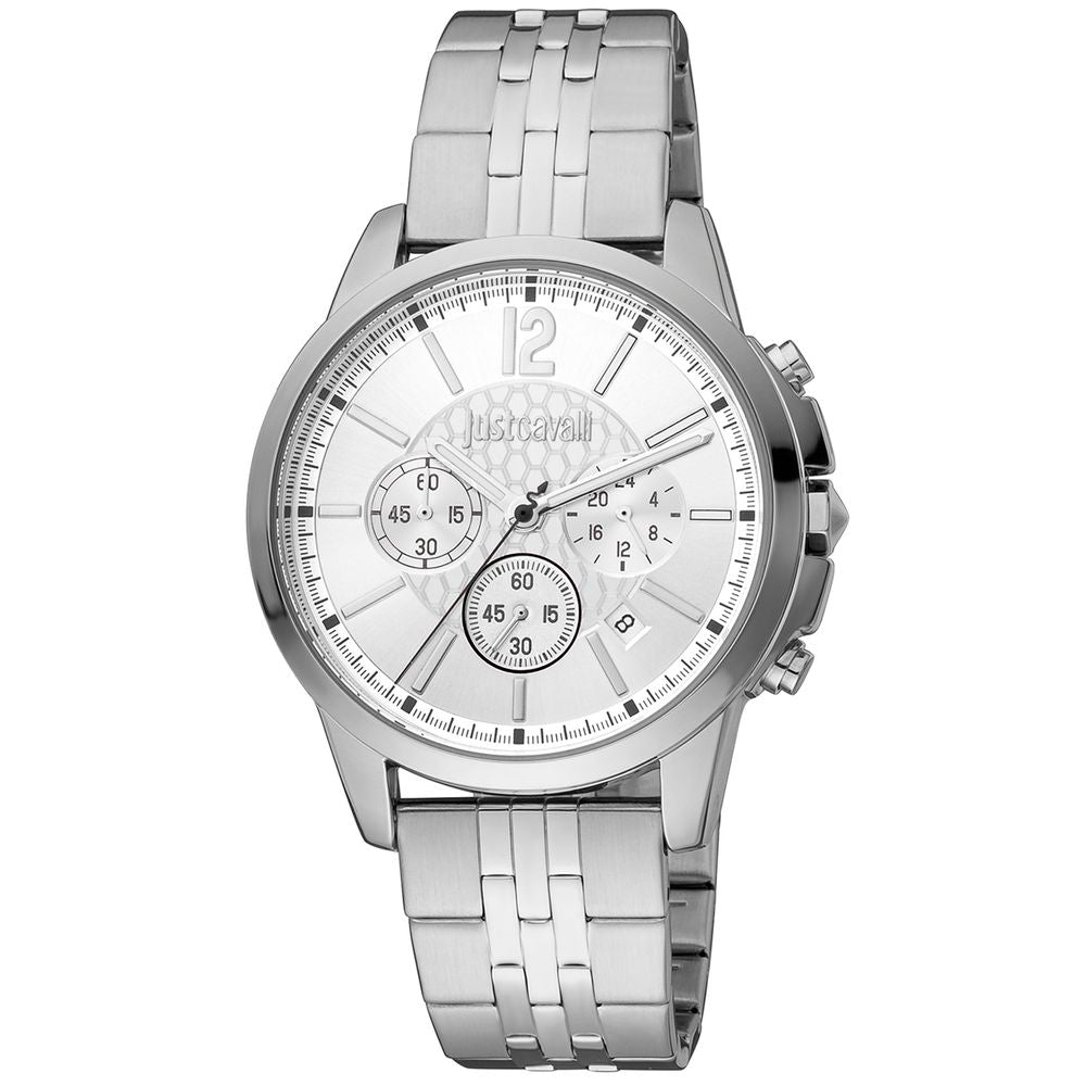 Just Cavalli Zilver Analoog Heren Horloge