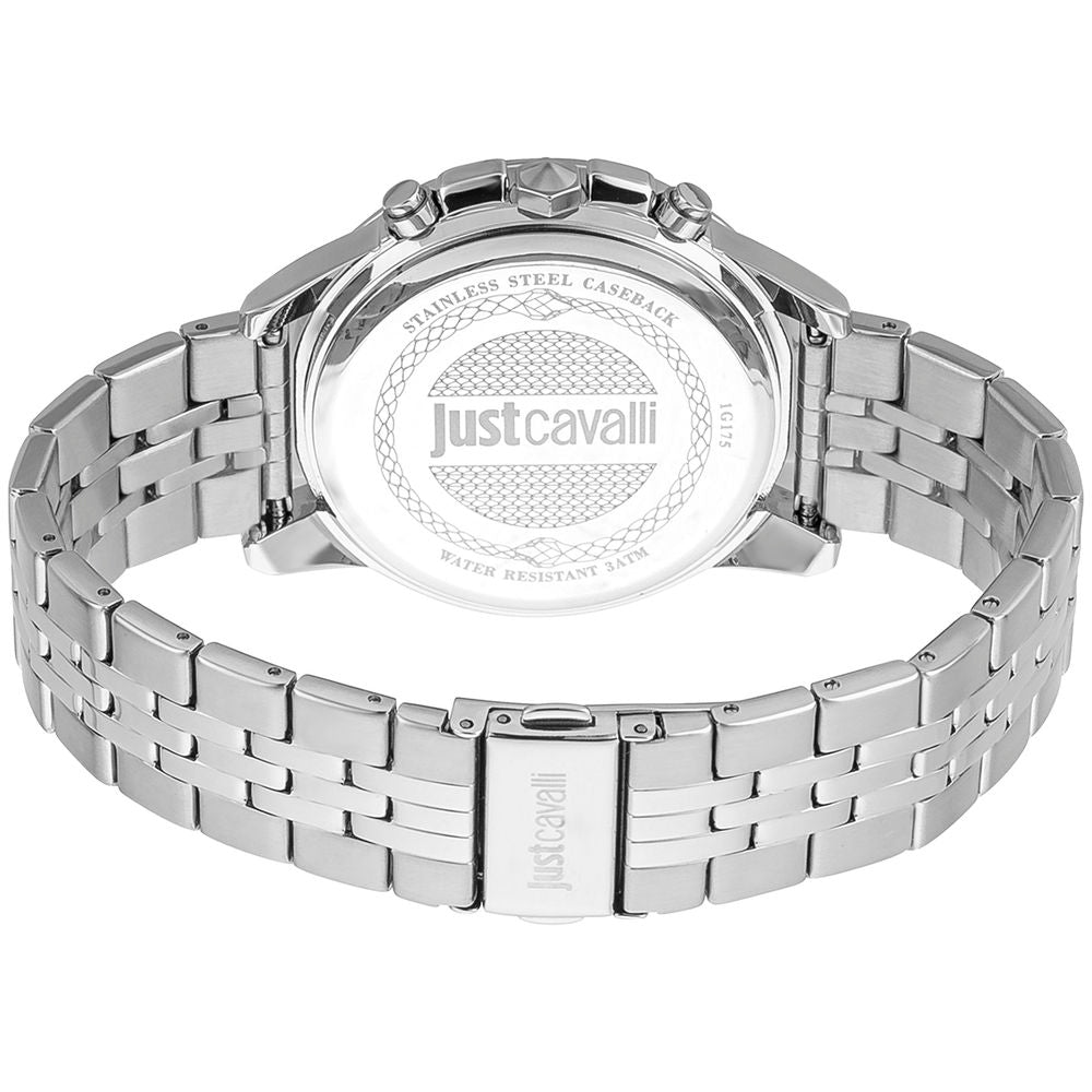 Just Cavalli Zilver Analoog Heren Horloge