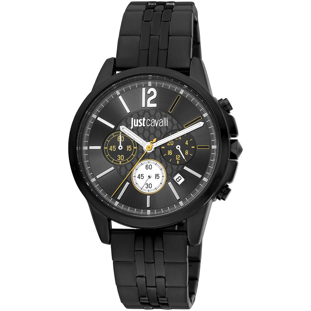 Just Cavalli Zwart Analoog Heren Horloge