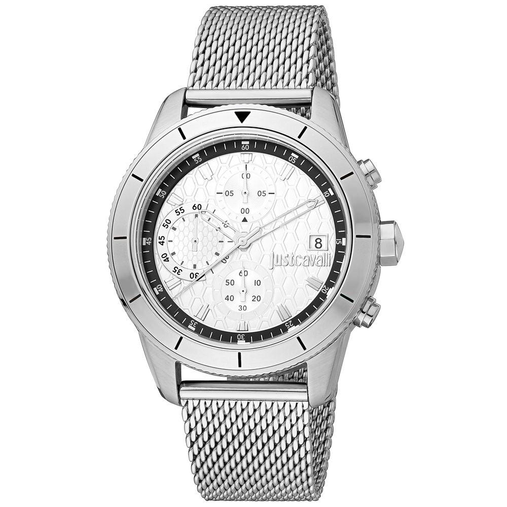 Just Cavalli Zilver Analoog Heren Horloge