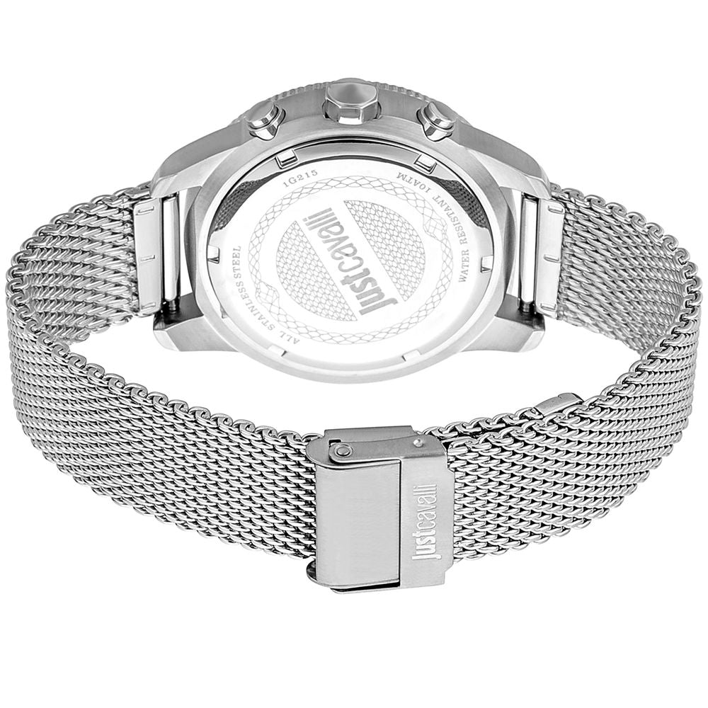 Just Cavalli Zilver Analoog Heren Horloge