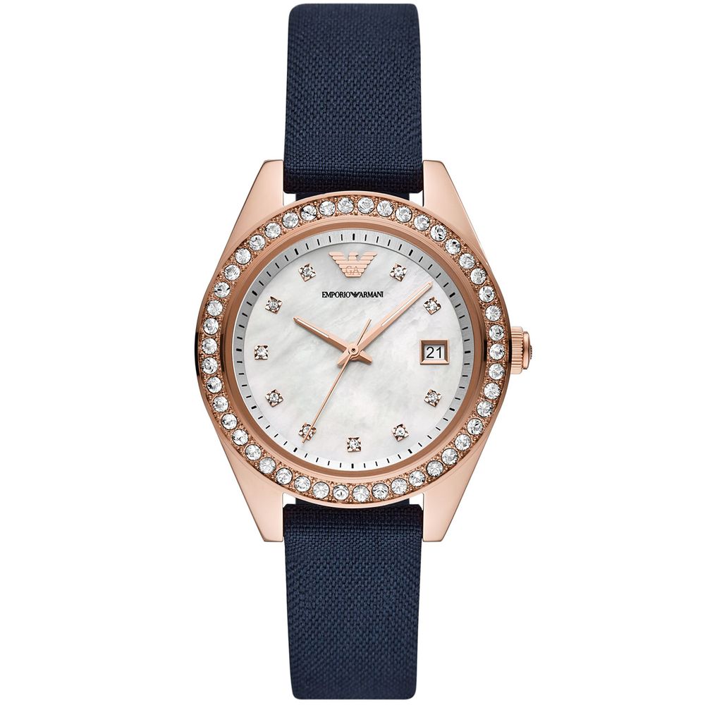 Emporio Armani Rosé Goud Dames Horloge