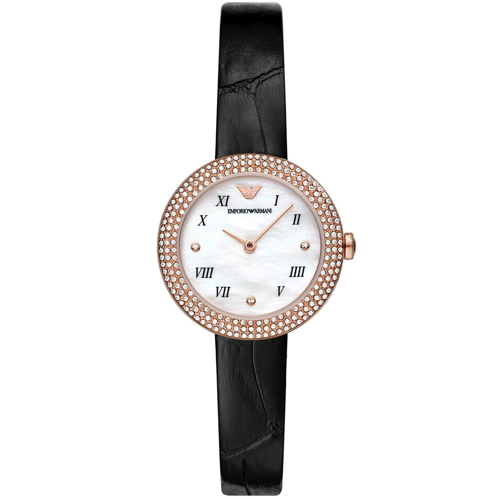 Emporio Armani Rosé Goud Dames Horloge