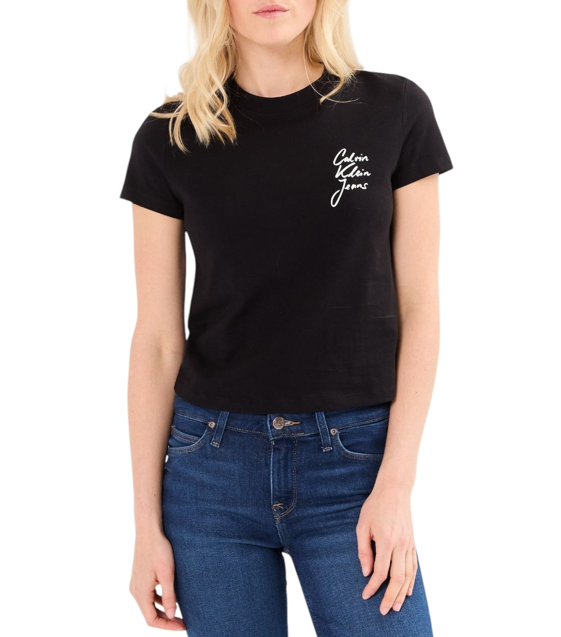 Calvin Klein Jeans Zwart T-shirt Met Logo