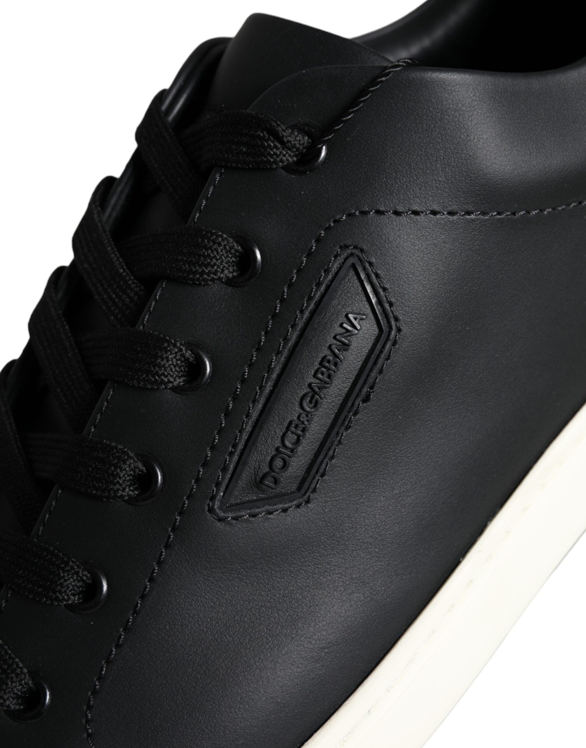 Dolce & Gabbana Zwart Leren Sneakers