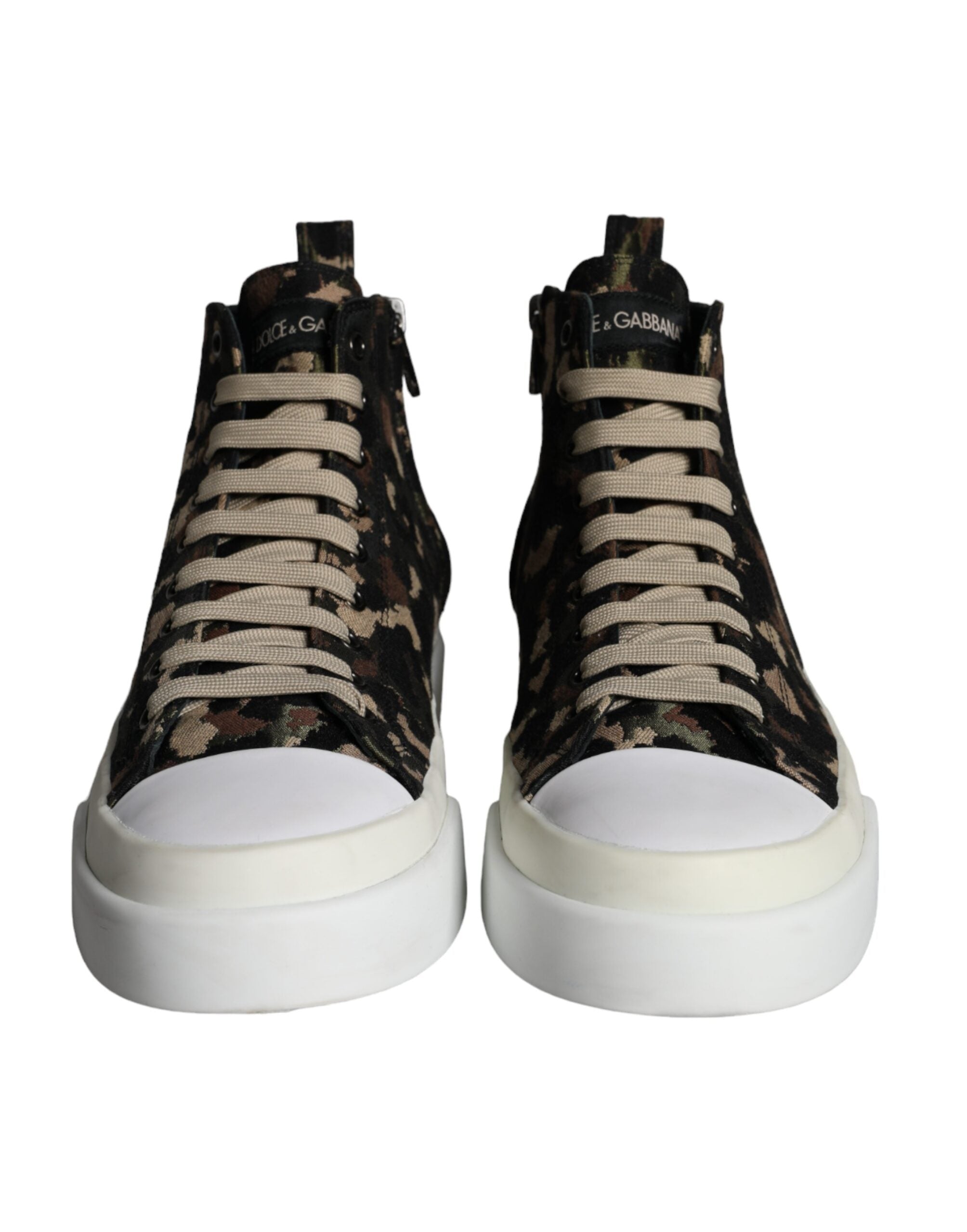 Dolce & Gabbana Camouflage High Top Sneakers