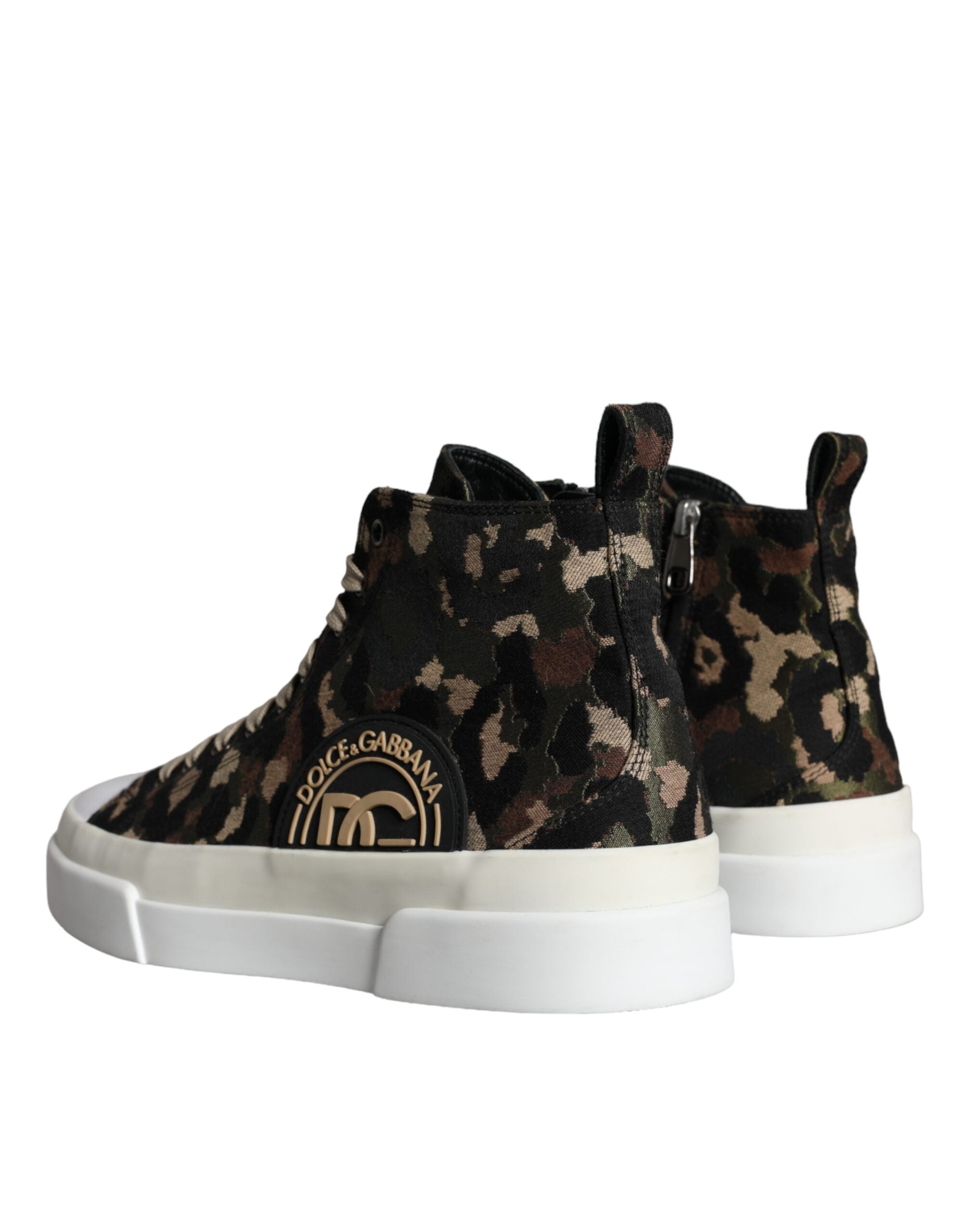 Dolce & Gabbana Camouflage High Top Sneakers