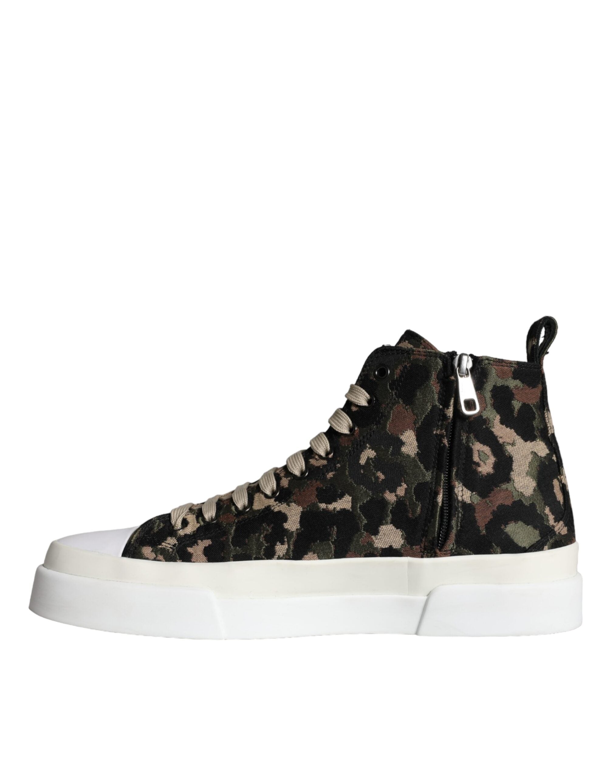 Dolce & Gabbana Camouflage High Top Sneakers