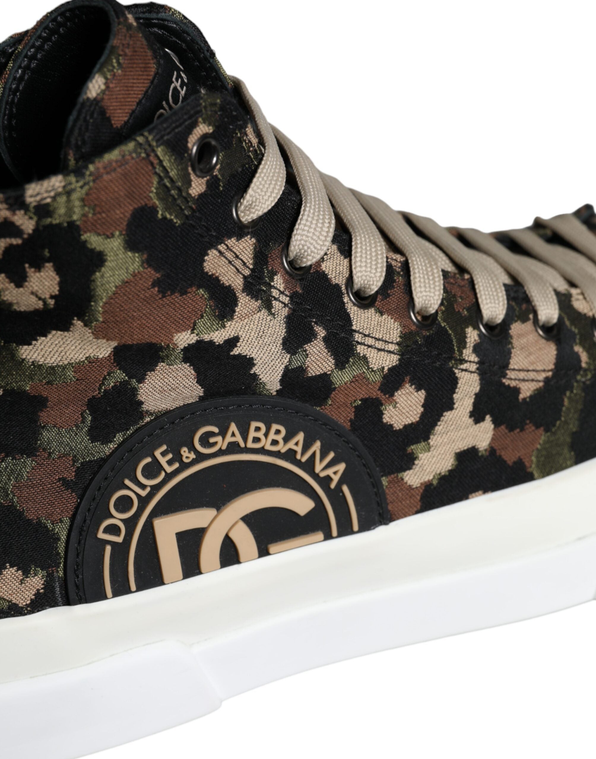 Dolce & Gabbana Camouflage High Top Sneakers