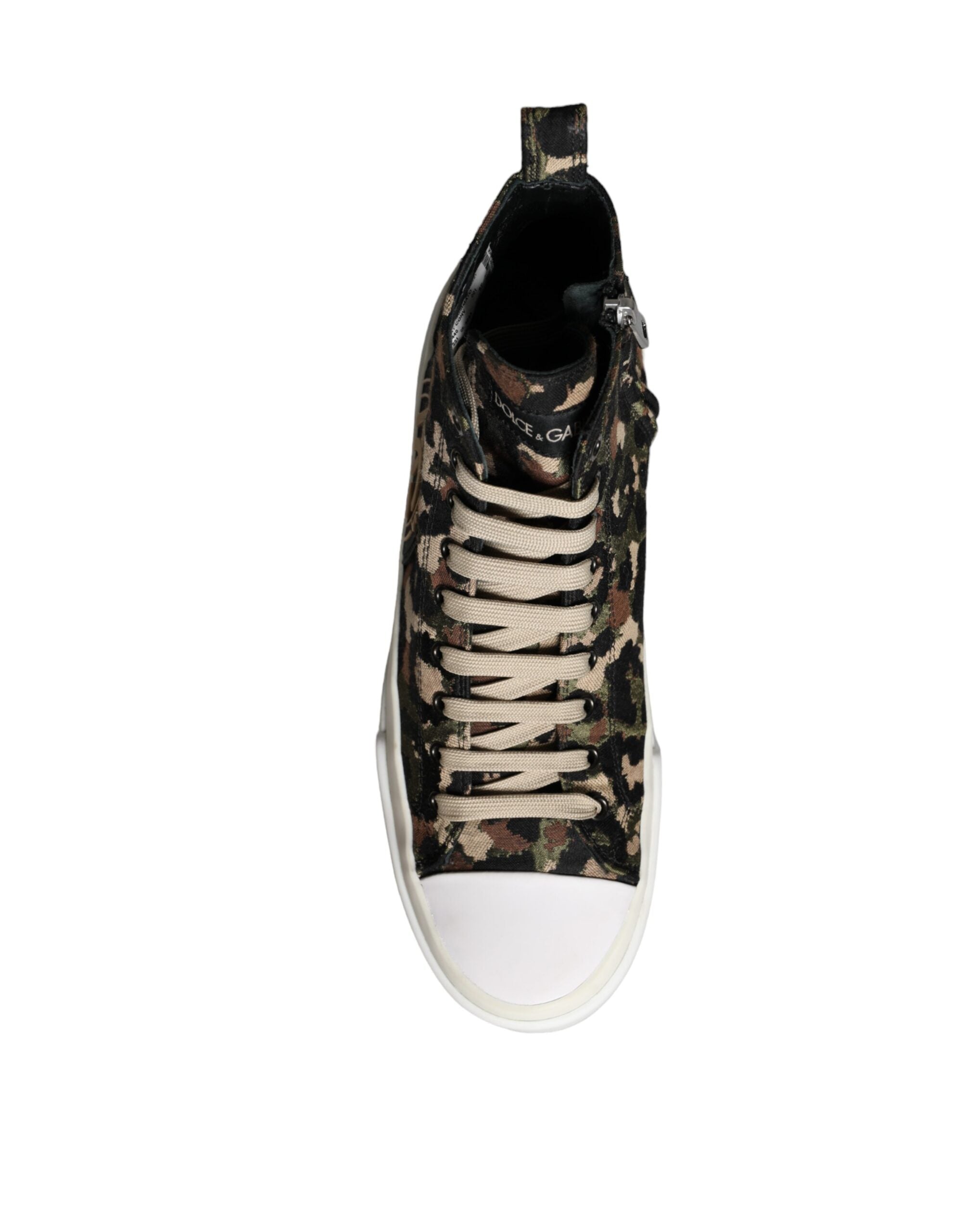 Dolce & Gabbana Camouflage High Top Sneakers