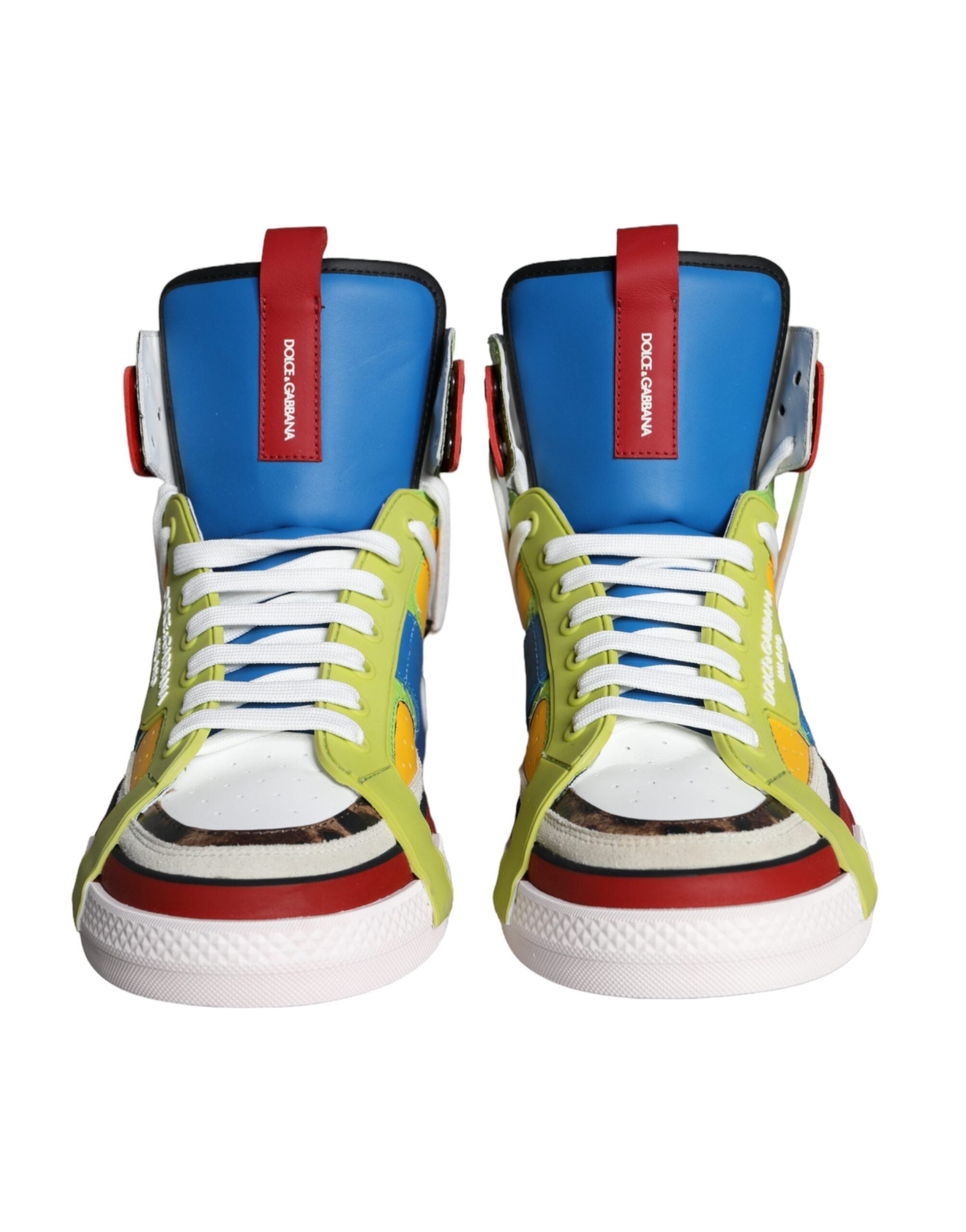 Dolce & Gabbana Meerkleurig Leren High Top Sneakers