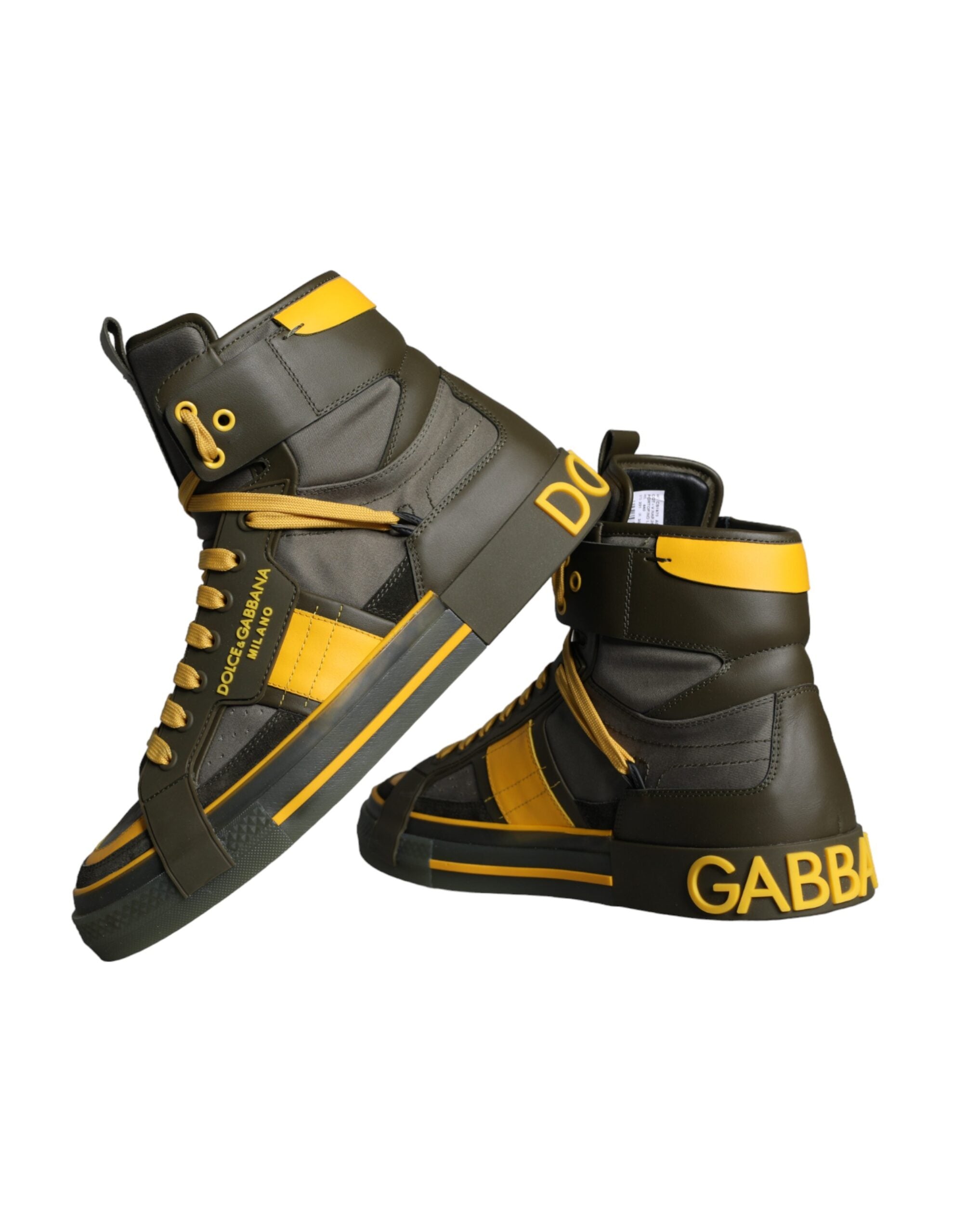 Dolce & Gabbana Groen High Top Sneakers