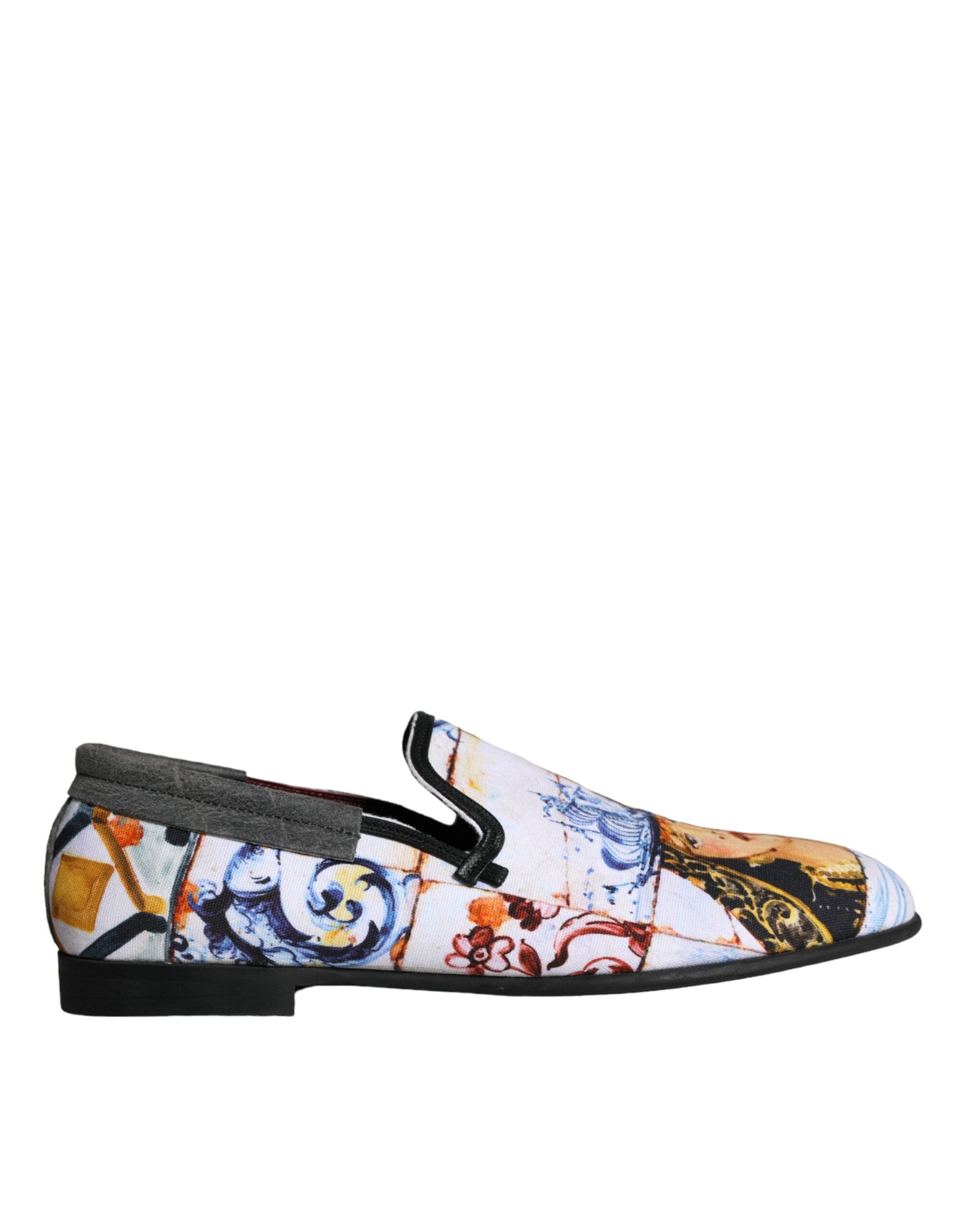 Dolce & Gabbana Meerkleurig Madonna Majolica Amalfi Loafers