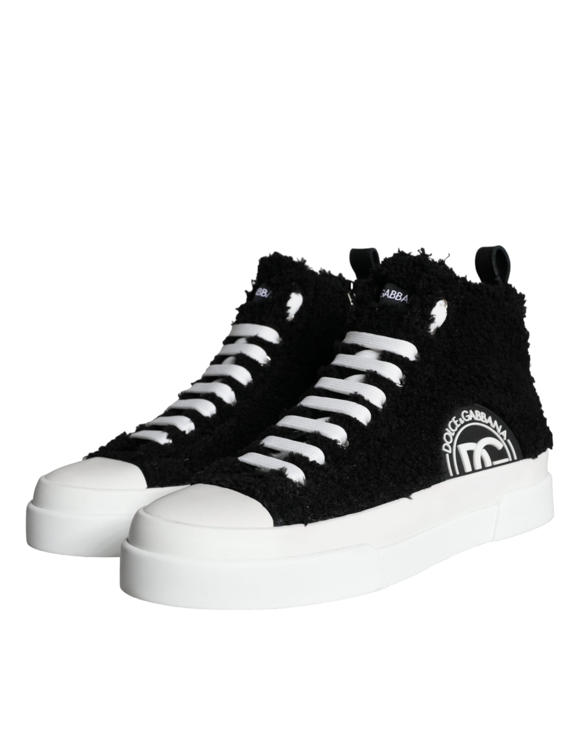 Dolce & Gabbana Zwart High Top Sneakers