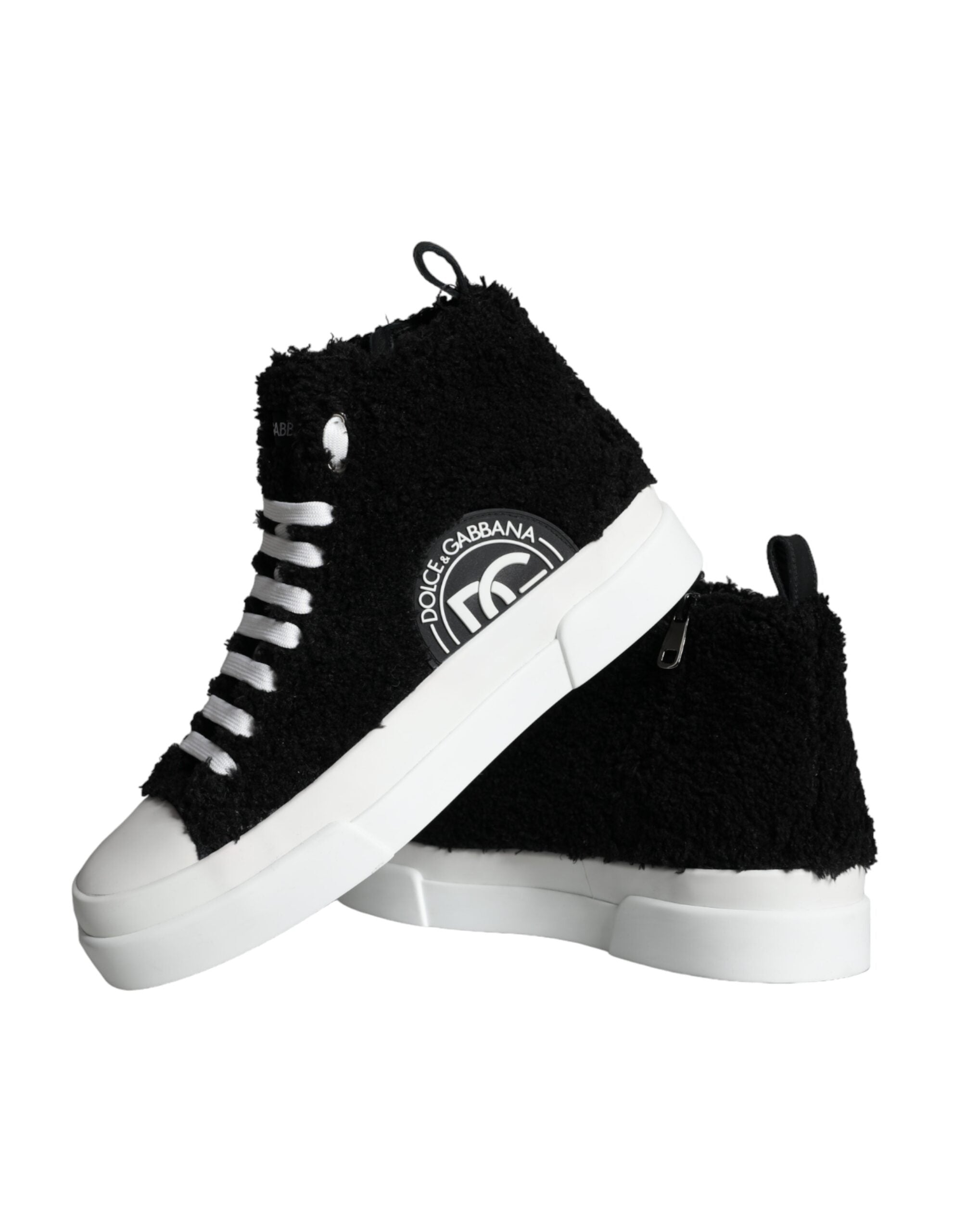 Dolce & Gabbana Zwart High Top Sneakers