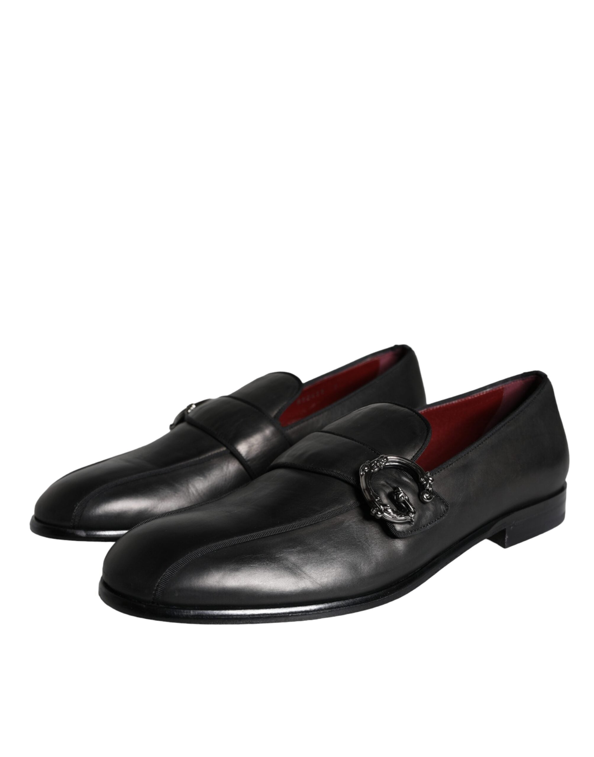 Dolce & Gabbana Zwart Leren Loafers