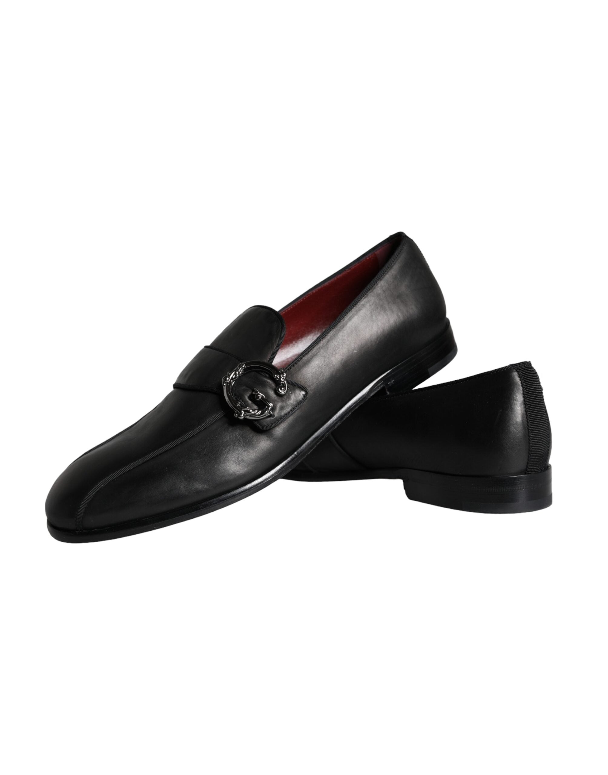 Dolce & Gabbana Zwart Leren Loafers