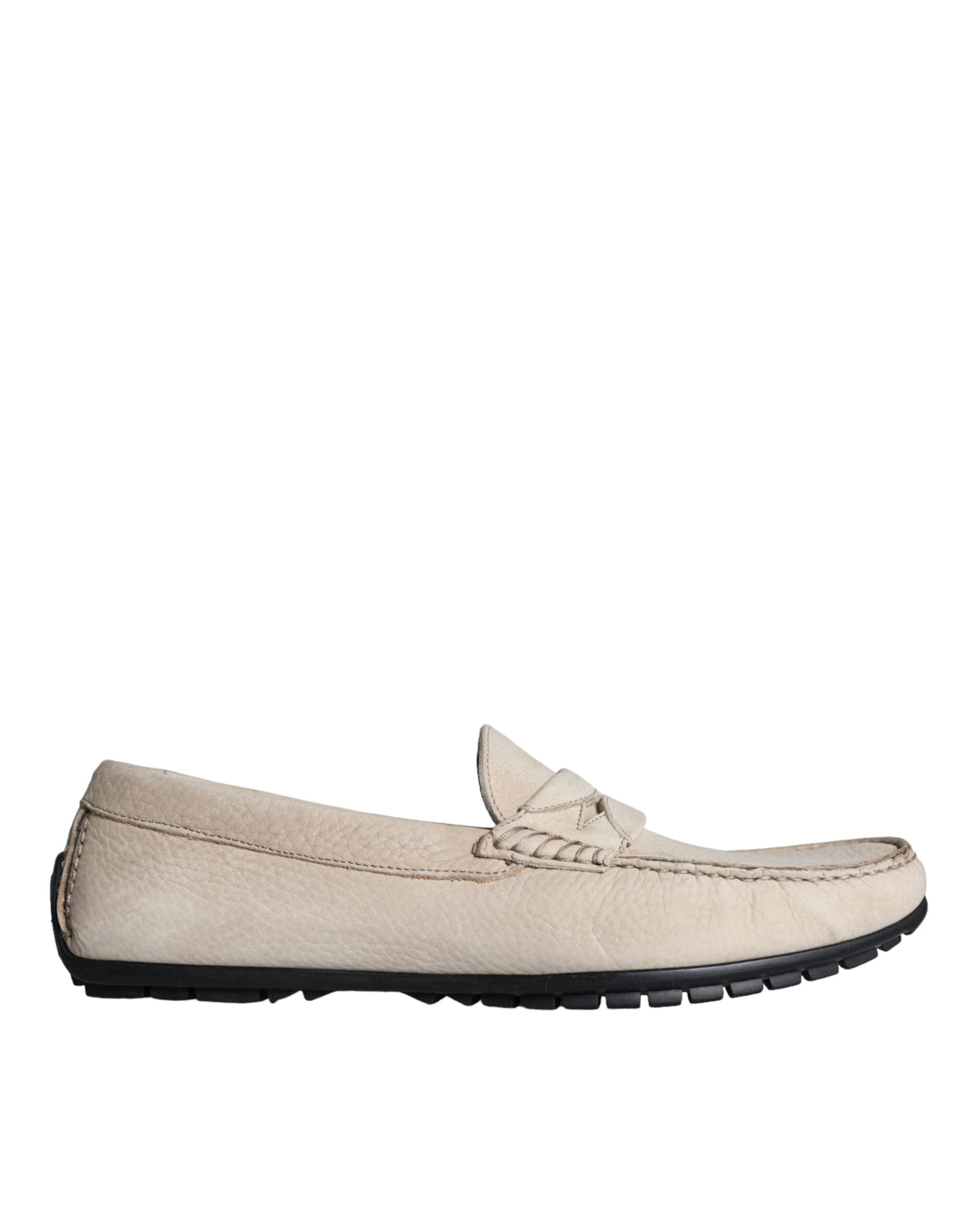 Dolce & Gabbana Beige Leren Loafers