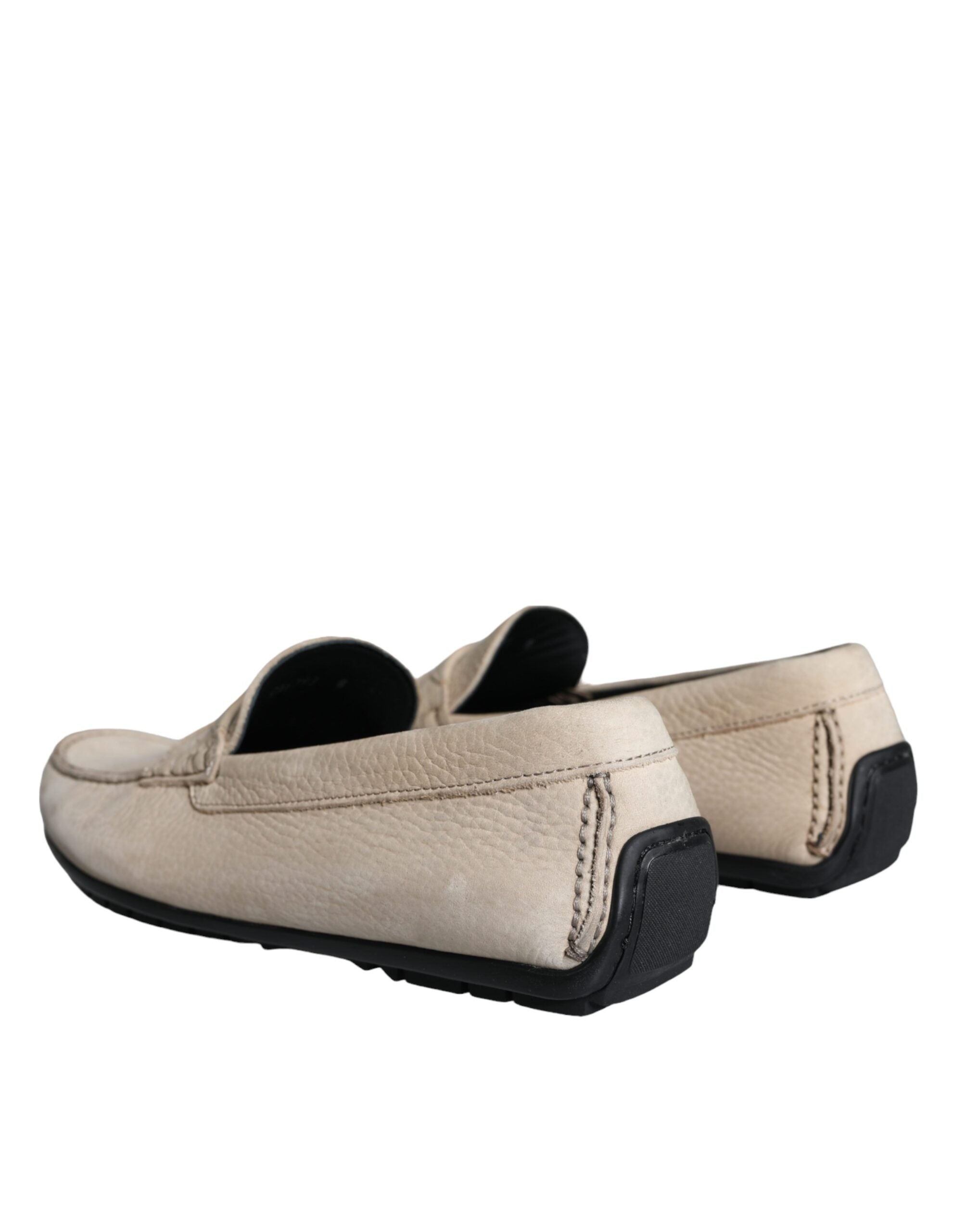 Dolce & Gabbana Beige Leren Loafers