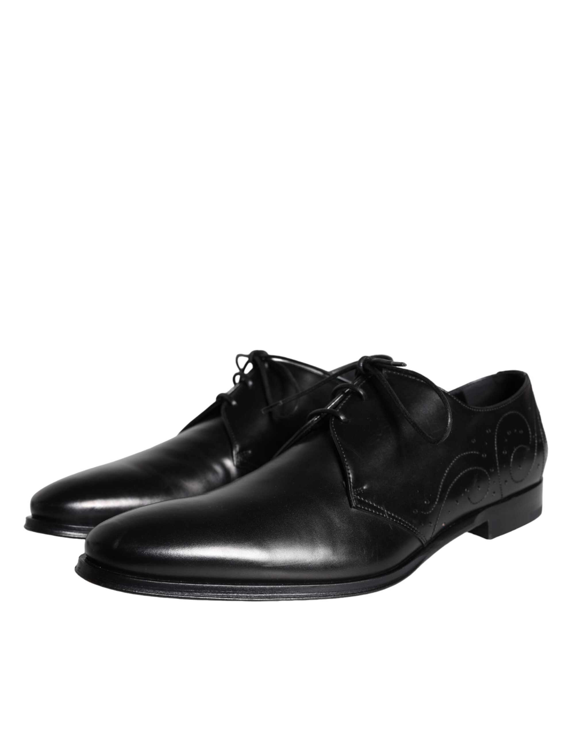 Dolce & Gabbana Zwart Kalfsleren Schoen