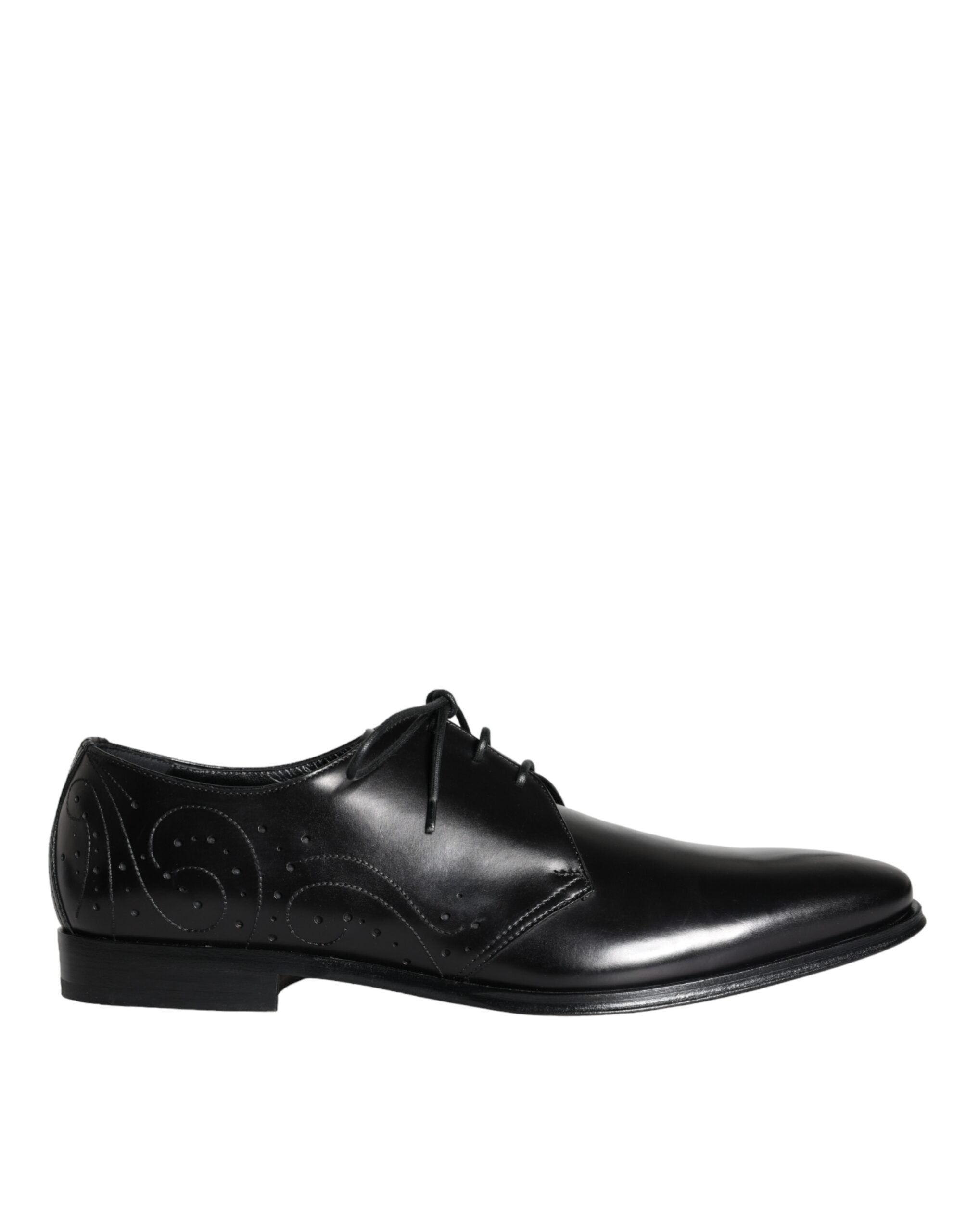 Dolce & Gabbana Zwart Kalfsleren Schoen