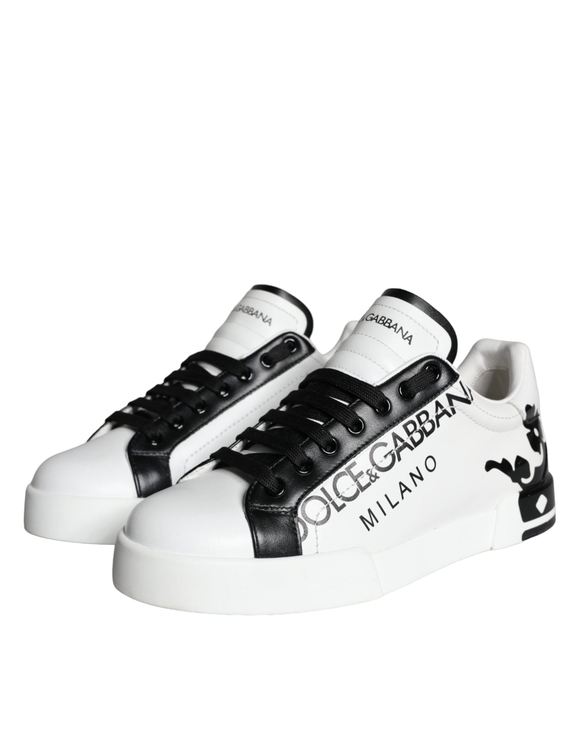 Dolce & Gabbana Wit Crown Milano Sneakers