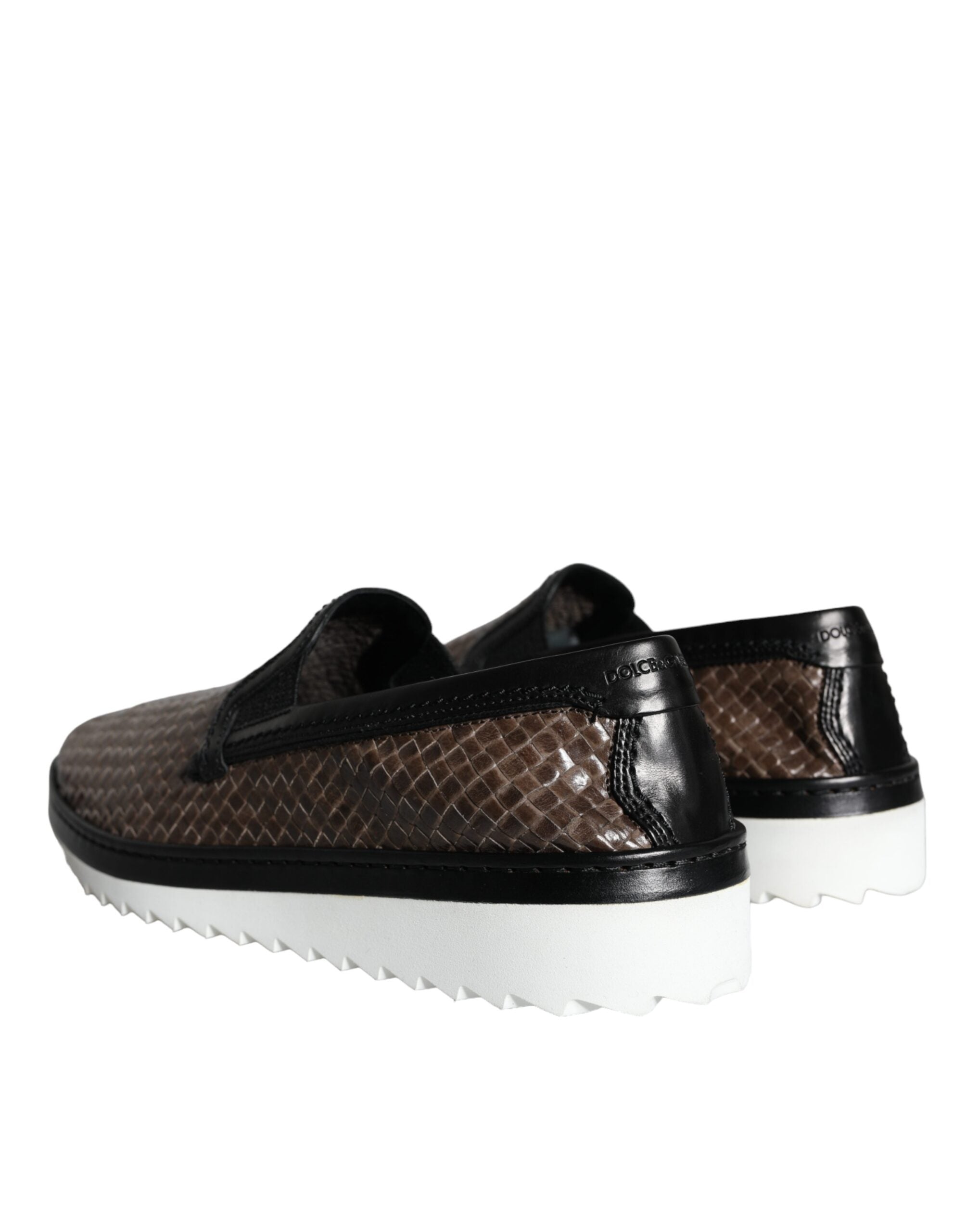 Dolce & Gabbana Bruin Leren Loafers